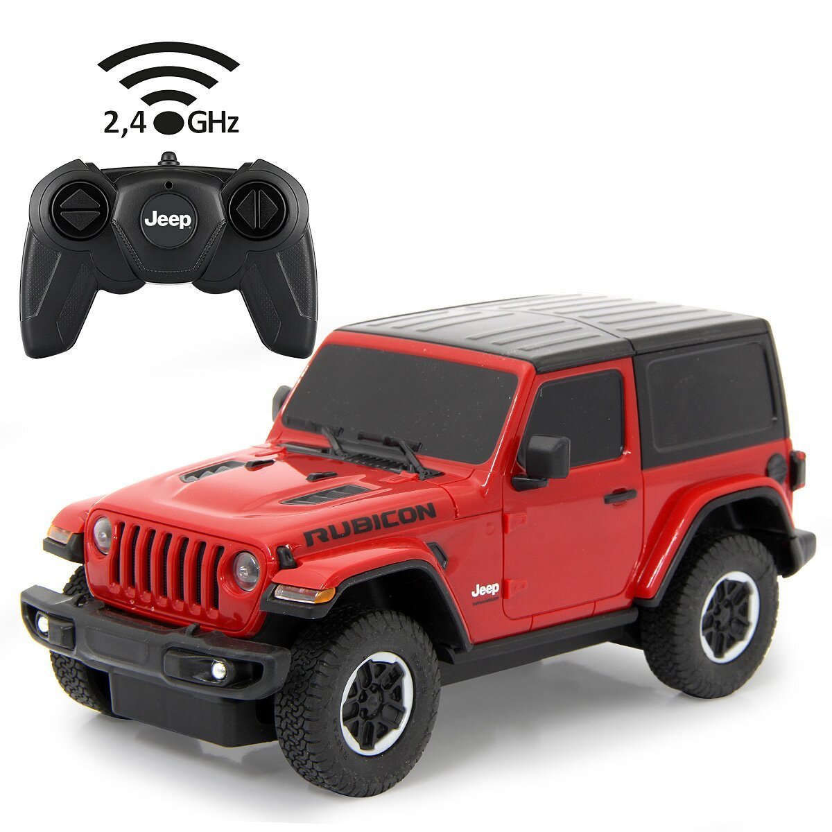 JAMARA Jeep Wrangler JL 1:24 rot 2,4GHz ab 6 Jahren JAMARA Jeep Wrangler JL 1:24 rot 2,4GHz ab 6 Jahren