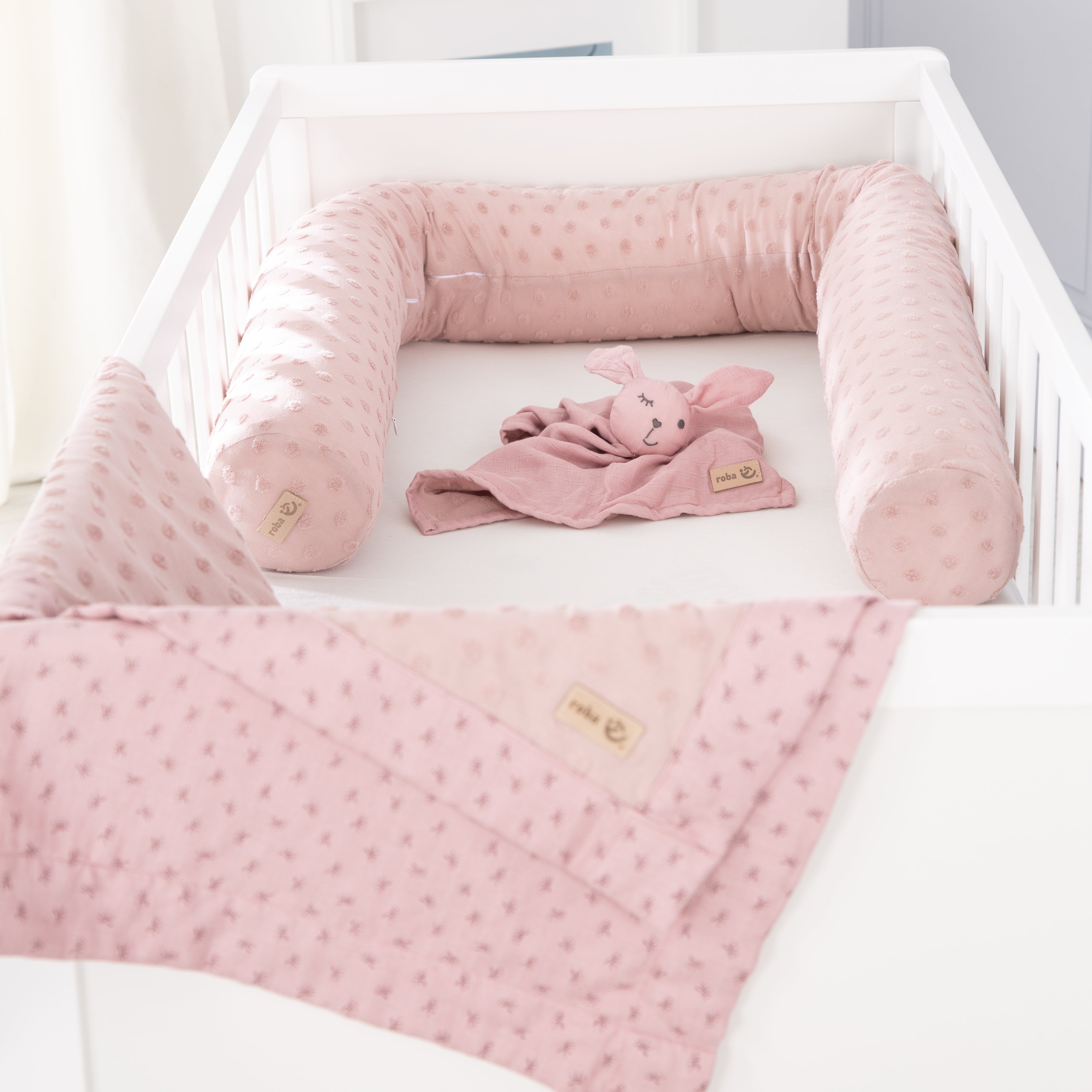 Roba 226S03T3 Geschenkset Baby Kuscheln & Spielen rosa alt rosa – Heim Textilien - Bild 3 Roba 226S03T3 Geschenkset Baby Kuscheln & Spielen rosa alt rosa – Heim Textilien - Produktbild 3