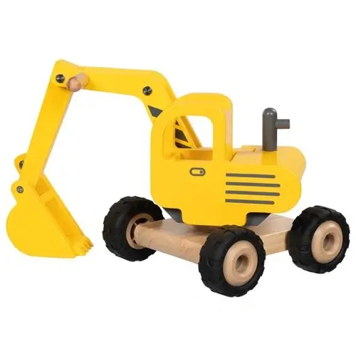 goki Holz-Bagger - robustes Baufahrzeug, 20 × 17 × 25 cm, ab 3 Jahren goki Holz-Bagger - robustes Baufahrzeug, 20 × 17 × 25 cm, ab 3 Jahren