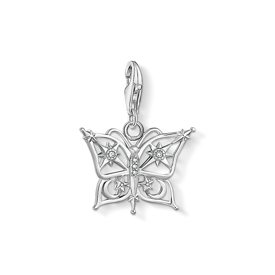 Thomas, Sabo, Anhänger, Charm-Club, Schmetterling, Stern, Und, Mond, Silber, Zubehor, Ohrring, Schmuck, Anhänger