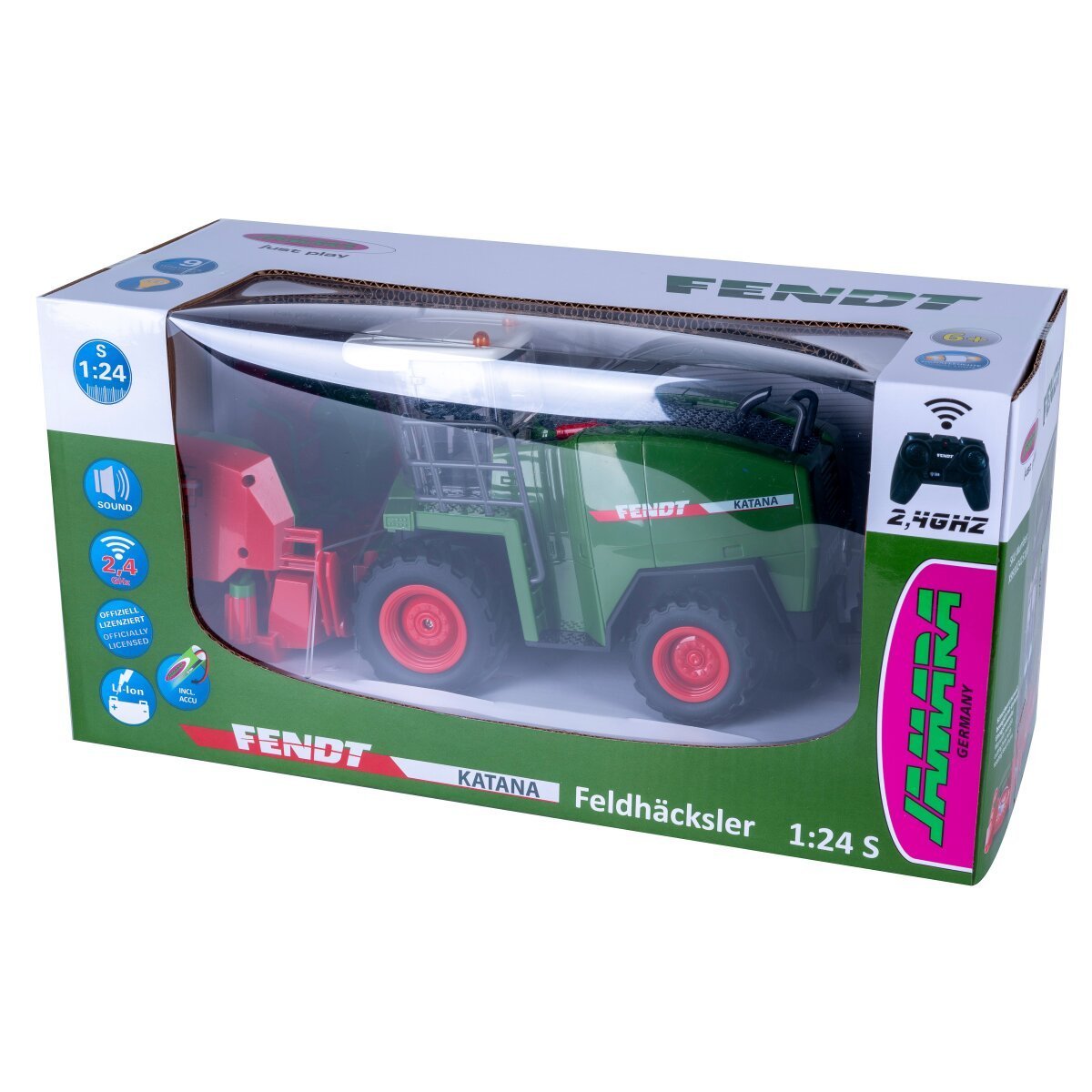 JAMARA Fendt Katana Feldhäcksler RC 1:24S ab 6 Jahren JAMARA Fendt Katana Feldhäcksler RC 1:24S ab 6 Jahren