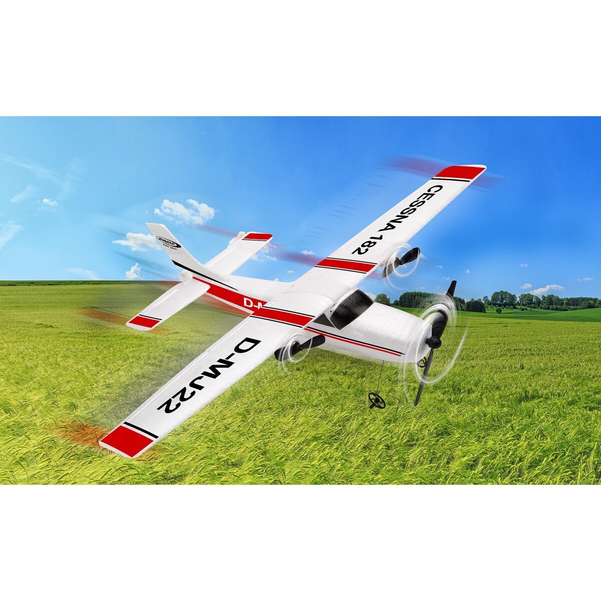 JAMARA Cessna 182 Flugzeug 2,4GHz Gyro 2CH ab 16 Jahren JAMARA Cessna 182 Flugzeug 2,4GHz Gyro 2CH ab 16 Jahren