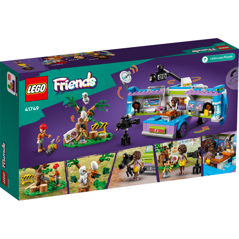 LEGO® Friends Nachrichtenwagen 41749 Spielbereich, Drinnen, Person, Maschine, Rad