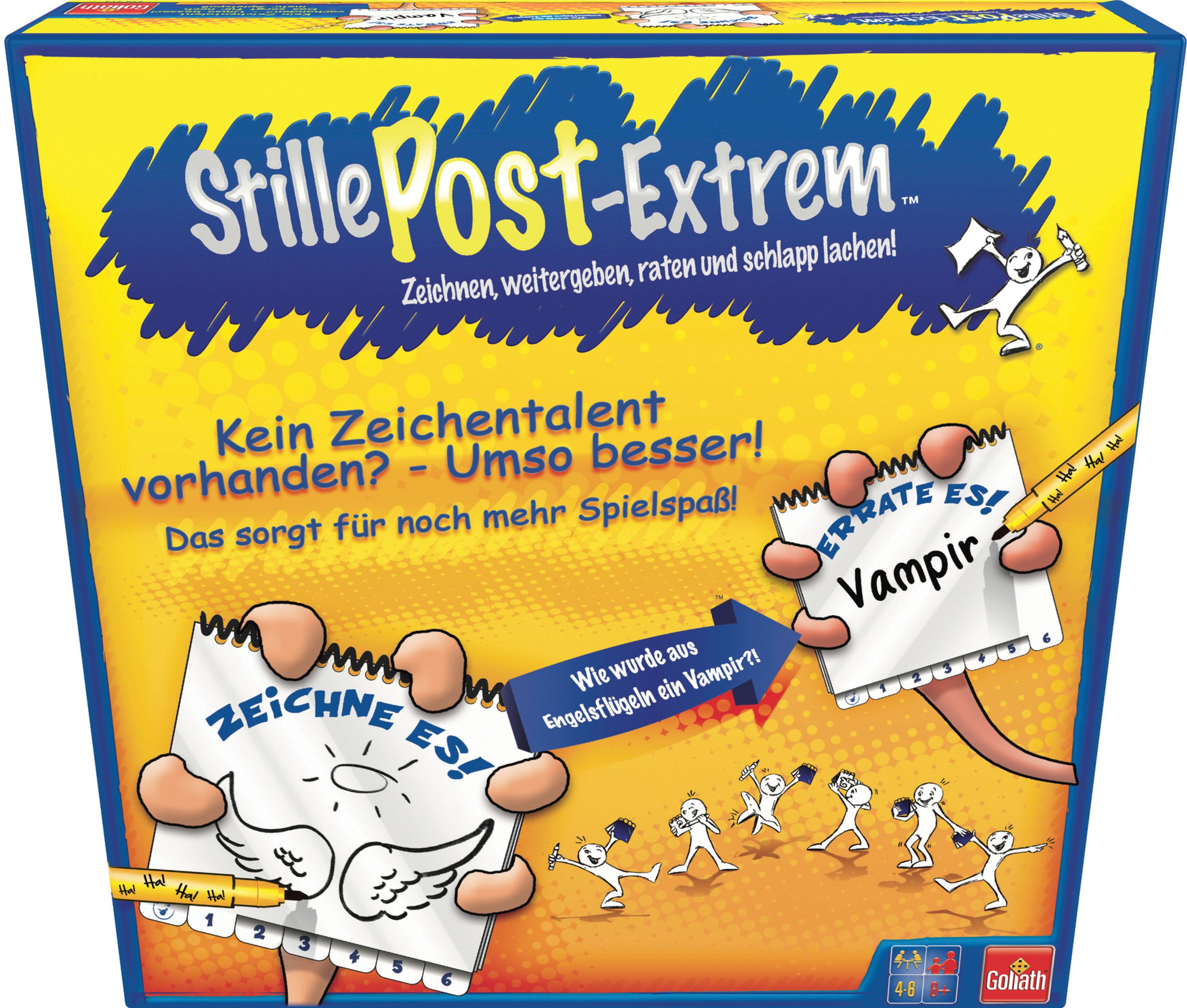 Stille Post Extrem 6-Spieler Stille, Post, Extrem, 6-Spieler, Plakat