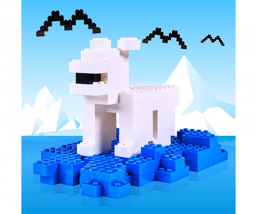 Androni Blox 1000 weiße 4er Steine lose