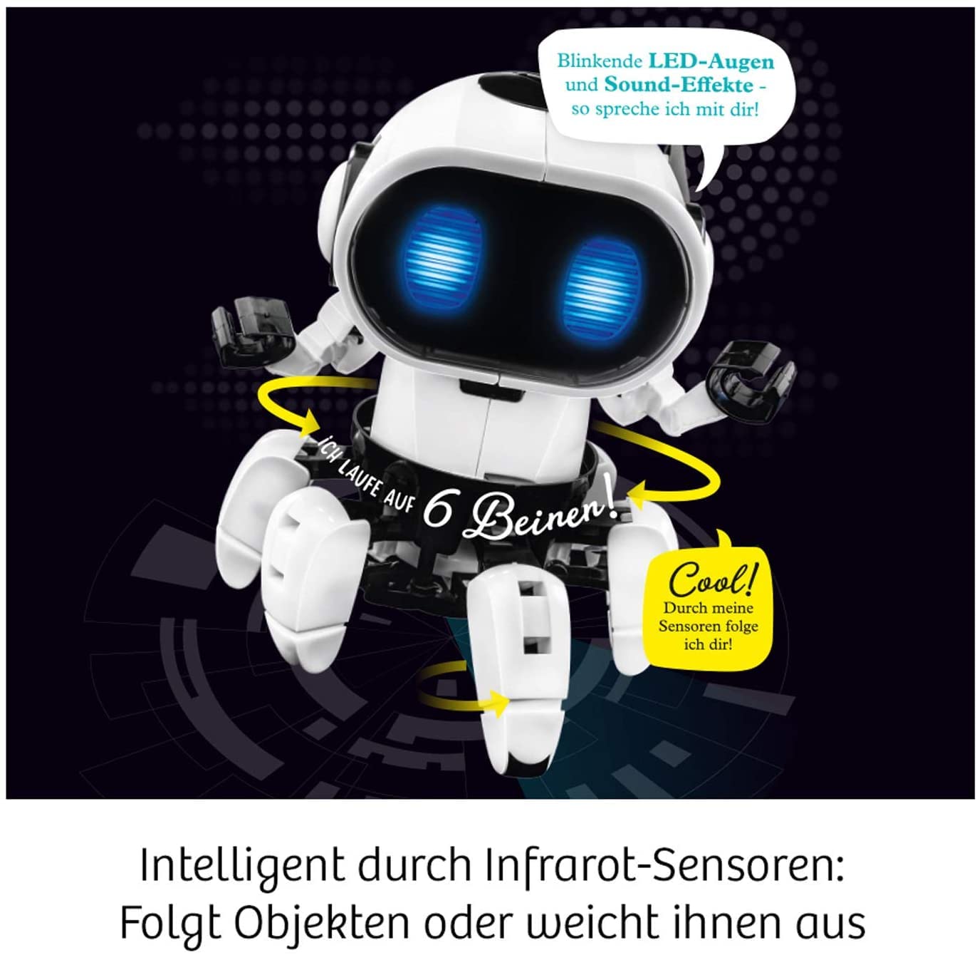 Kosmos Chipz - Intelligenter Roboter-Bausatz Mit Sensoren Für Kinder Ab 8 Jahren 621001 Roboter