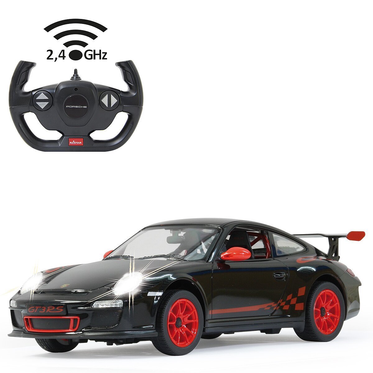 JAMARA Porsche GT3 RS 1:14 schwarz 2,4GHz ab 6 Jahren
