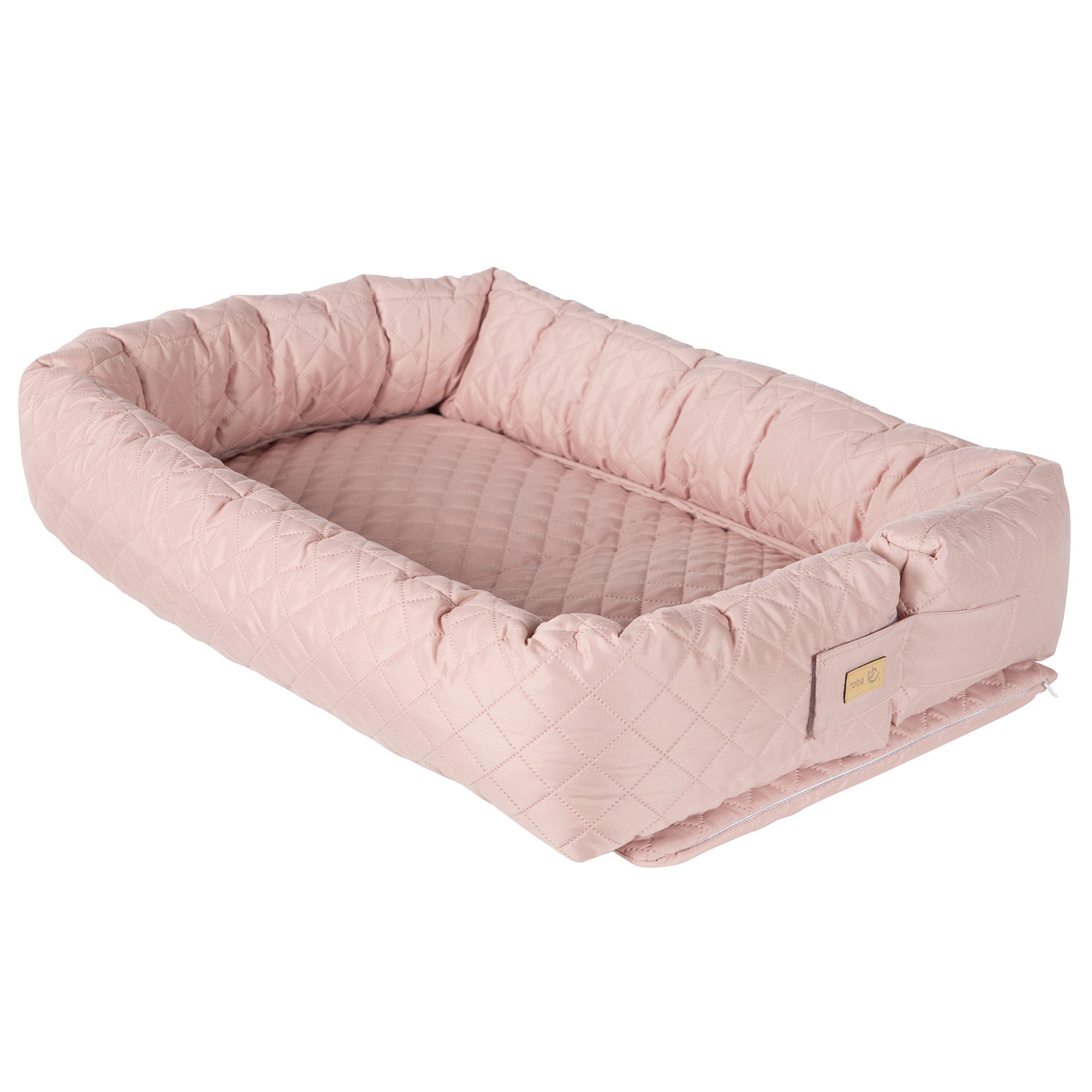 Roba 307200V229 Babylounge 3in1 roba Style rosa – Babynester - rosa - Babynester - Produktbild 1