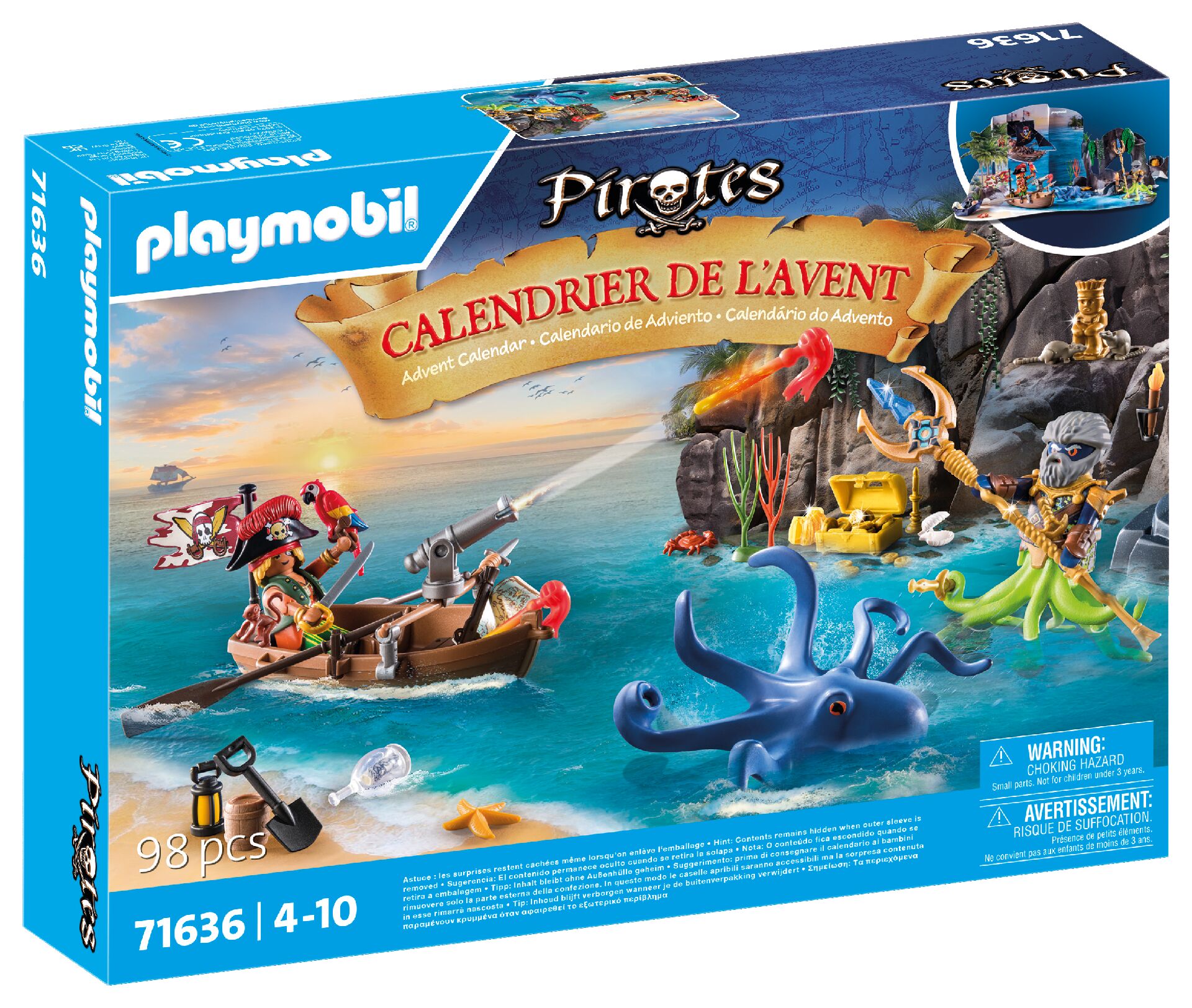 PLAYMOBIL 71636 Adventskalender: Piraten