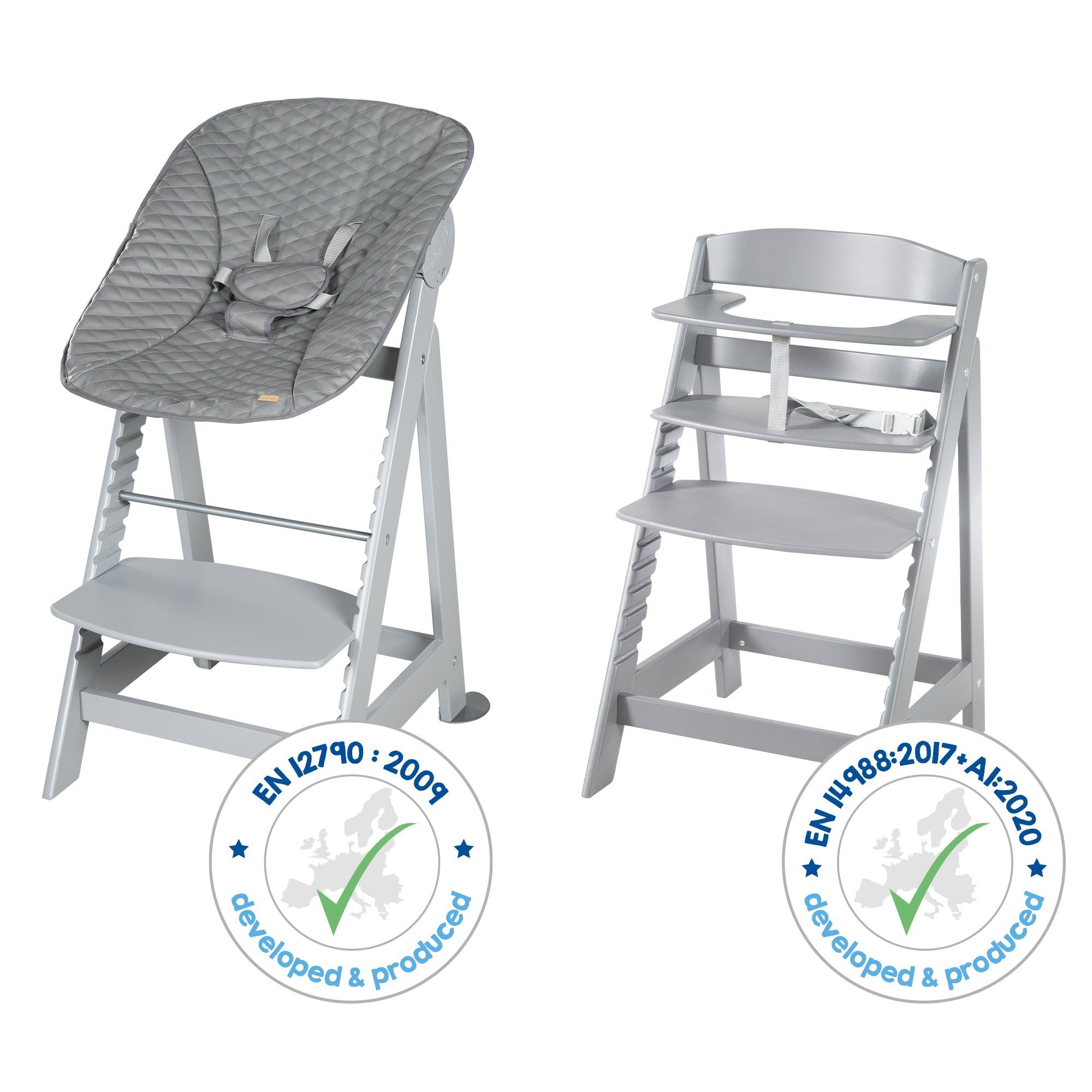 Roba 75063TPL246 Treppenhochstuhl, Set 2in1 Stone taupe - Bild 15 Roba 75063TPL246 Treppenhochstuhl, Set 2in1 Stone taupe - Produktbild 15
