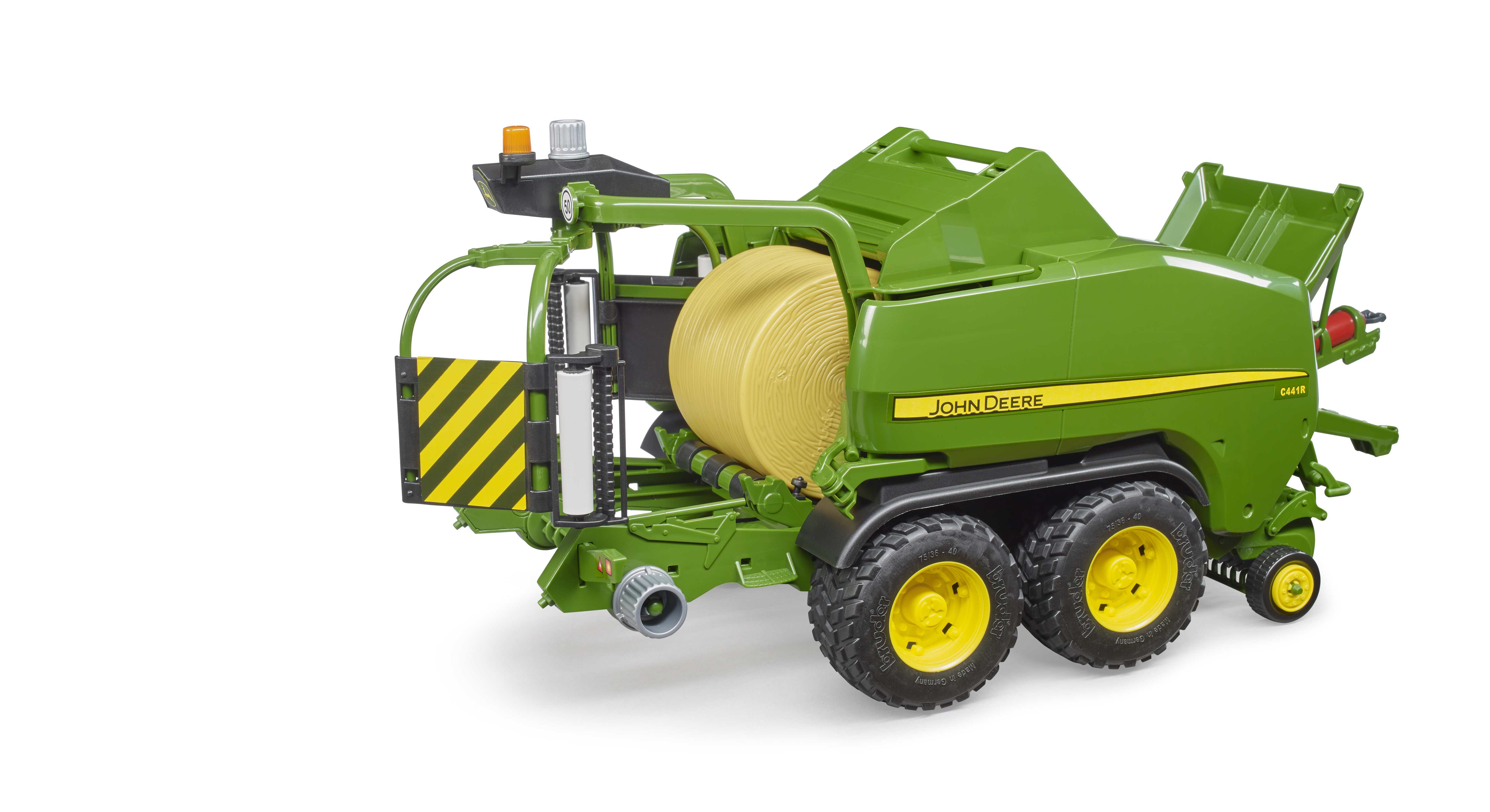 BRUDER 02032 - John Deere Rundballen-Presswickelkombination C441R - Bild 2