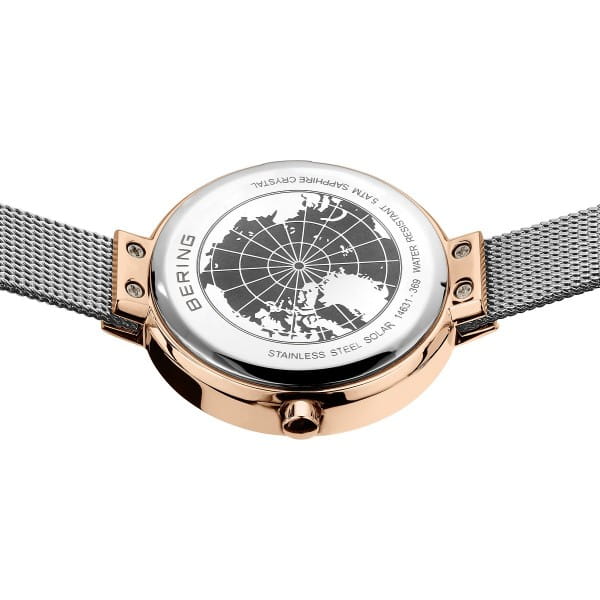 Bering 14631-369 Damenuhr, Milanaise/Solar, Grau Bering 14631-369 Damenuhr, Milanaise/Solar, Grau