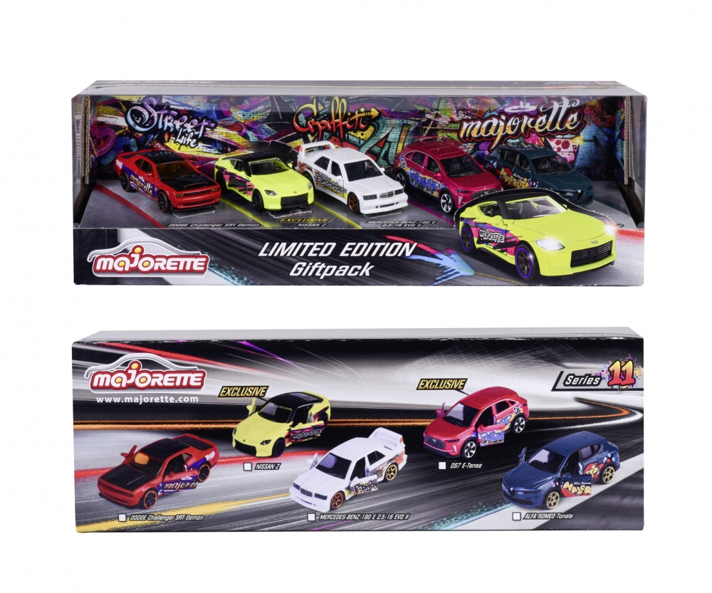 Majorette Limited Edition 11. 5 Pieces Giftpack 212054039 Auto, Fahrzeug, Sportwagen, Maschine, Rad