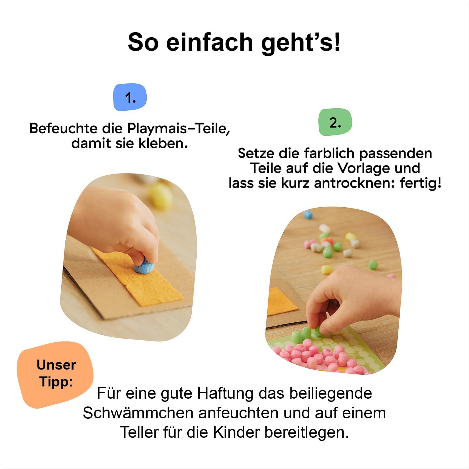 PlayMais Mosaic Farmworld - Kreatives Bauernhof-Bastelset aus Naturmaterialien