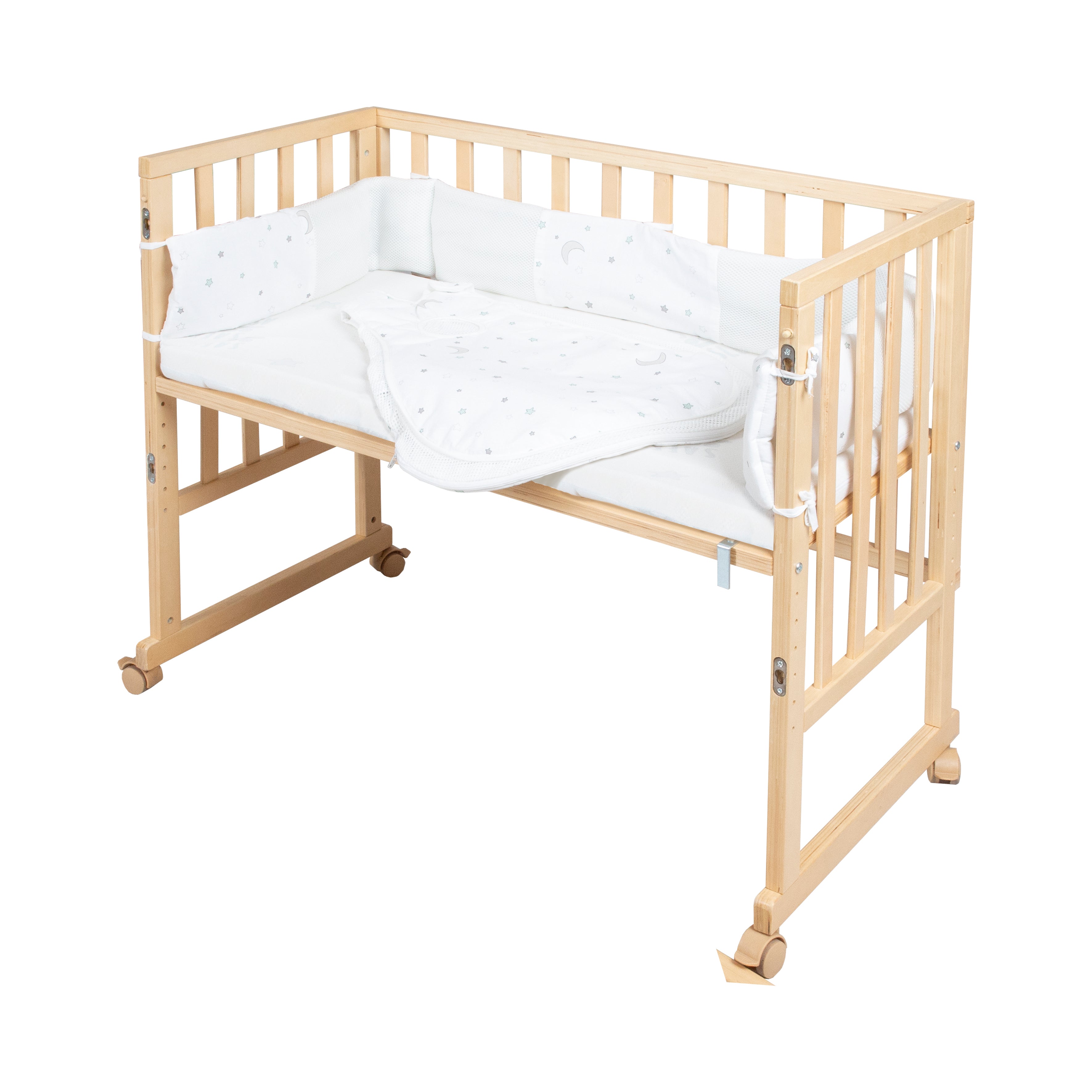Roba 8960NL50V209 Stubenbett 3in1 Sternenzauber natur lackiert – Stubenbetten - Bild 7 Roba 8960NL50V209 Stubenbett 3in1 Sternenzauber natur lackiert – Stubenbetten - Produktbild 7