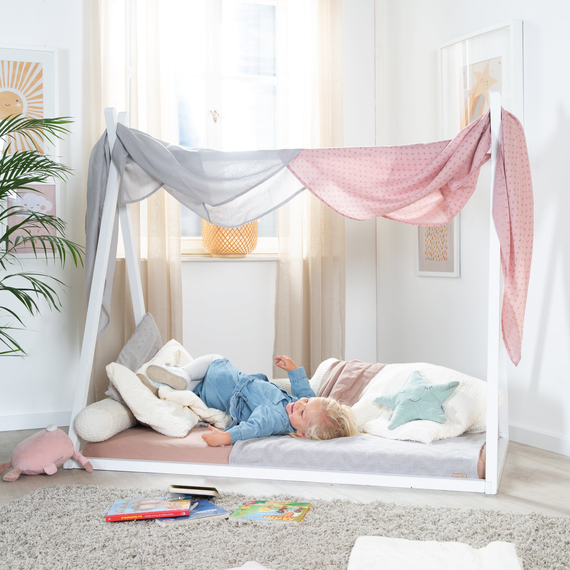 Roba 1062860WE Tipibett 'Montessori' Weiß - Produktbild 5