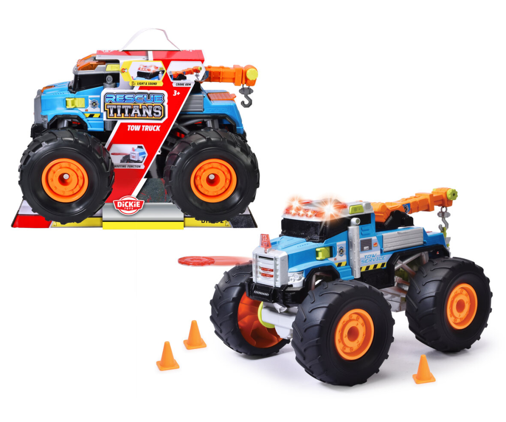 Dickie Toys Rescue Titan Tow Truck