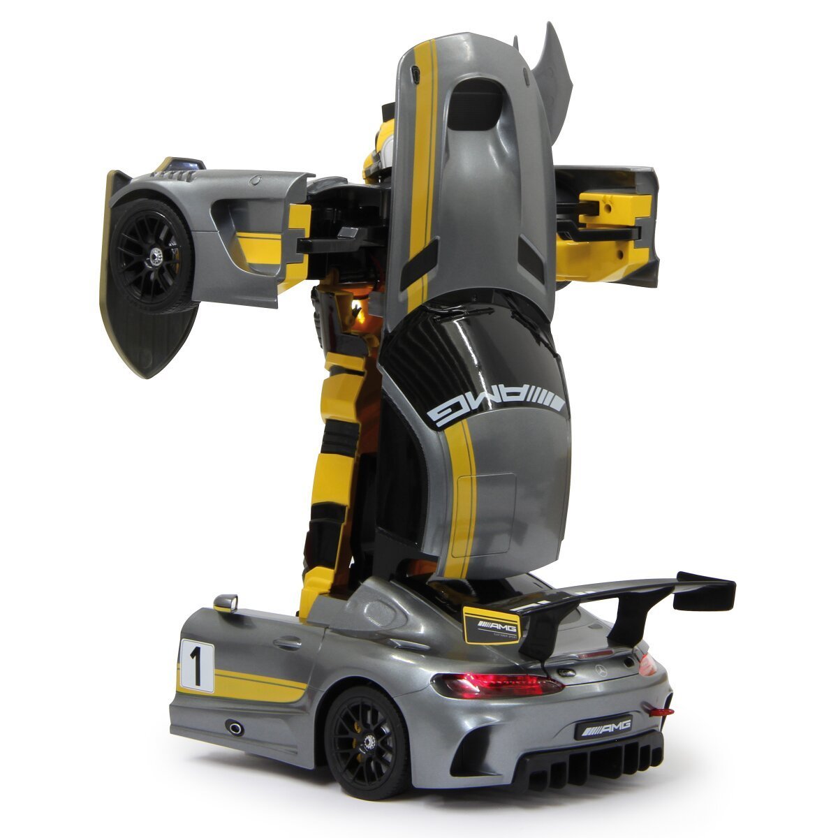 JAMARA Mercedes-AMG GT3 1:14 grau 2,4GHz transformable ab 8 Jahren