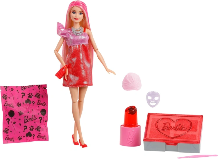 Barbie, Party, Unboxed, Glam, Party, SeriesRed, Original, Doll Barbie Party Unboxed Glam Party SeriesRed Original Doll