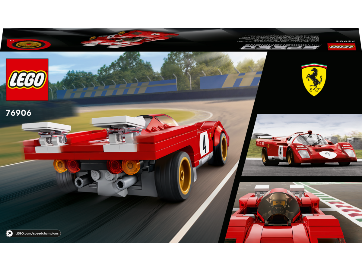 LEGO® Speed Champions 1970 Ferrari 512 M 76906 Auto, Formel Eins, Fahrzeug, Maschine, Rad
