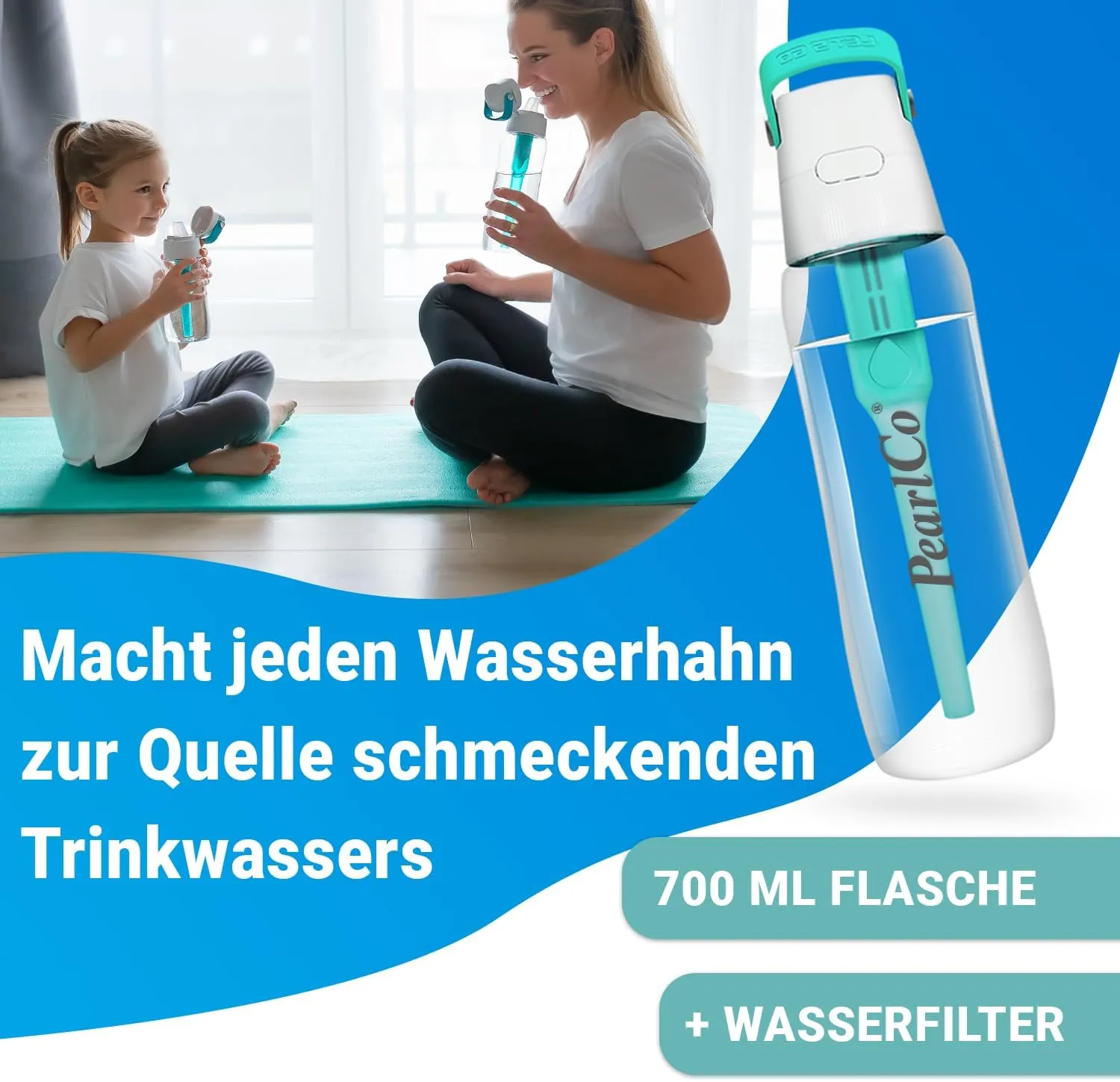 PEARLCO 221036 Trinkflasche SOFT 0,5 L Mint