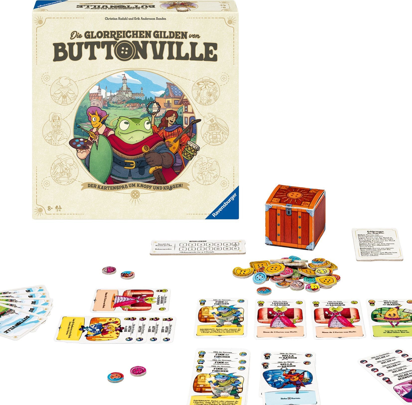 Produktfoto - Ravensburger - Die glorreichen Gilden von BUTTONVILLE - Modell RAVENSBURGER 24783