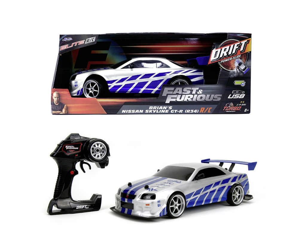 Jada RC Fast&Furious Nissan Skyline GTR 1:10
