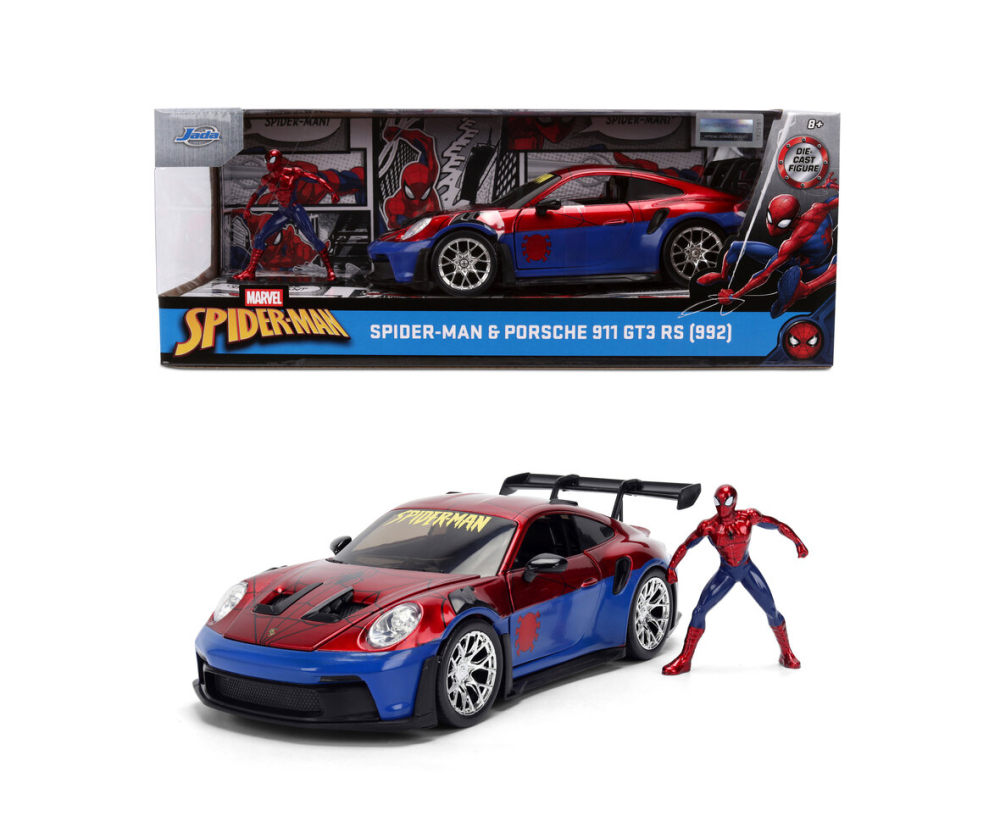 Jada Marvel Spider-Man Porsche 911 1:24