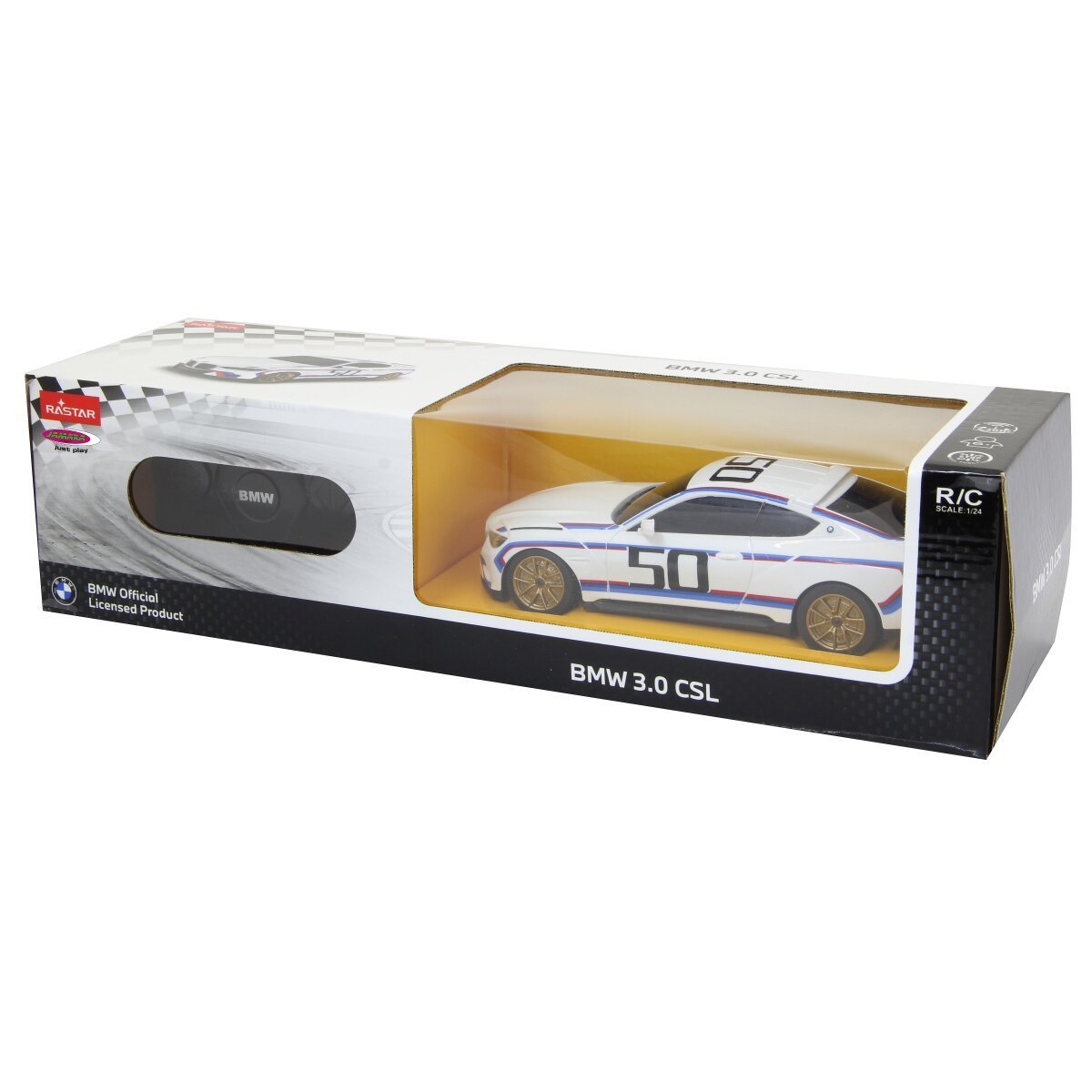 JAMARA BMW 3.0 CSL 1:24 weiß 2,4GHz ab 6 Jahren JAMARA BMW 3.0 CSL 1:24 weiß 2,4GHz ab 6 Jahren