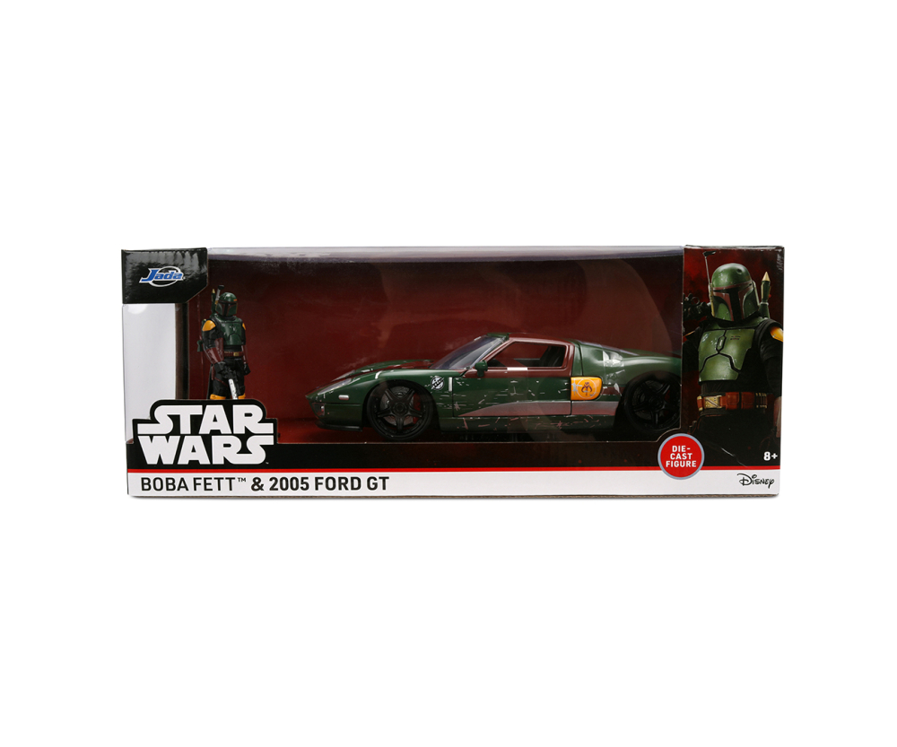 Jada Star Wars Boba Fett 2005 Ford GT 1:24