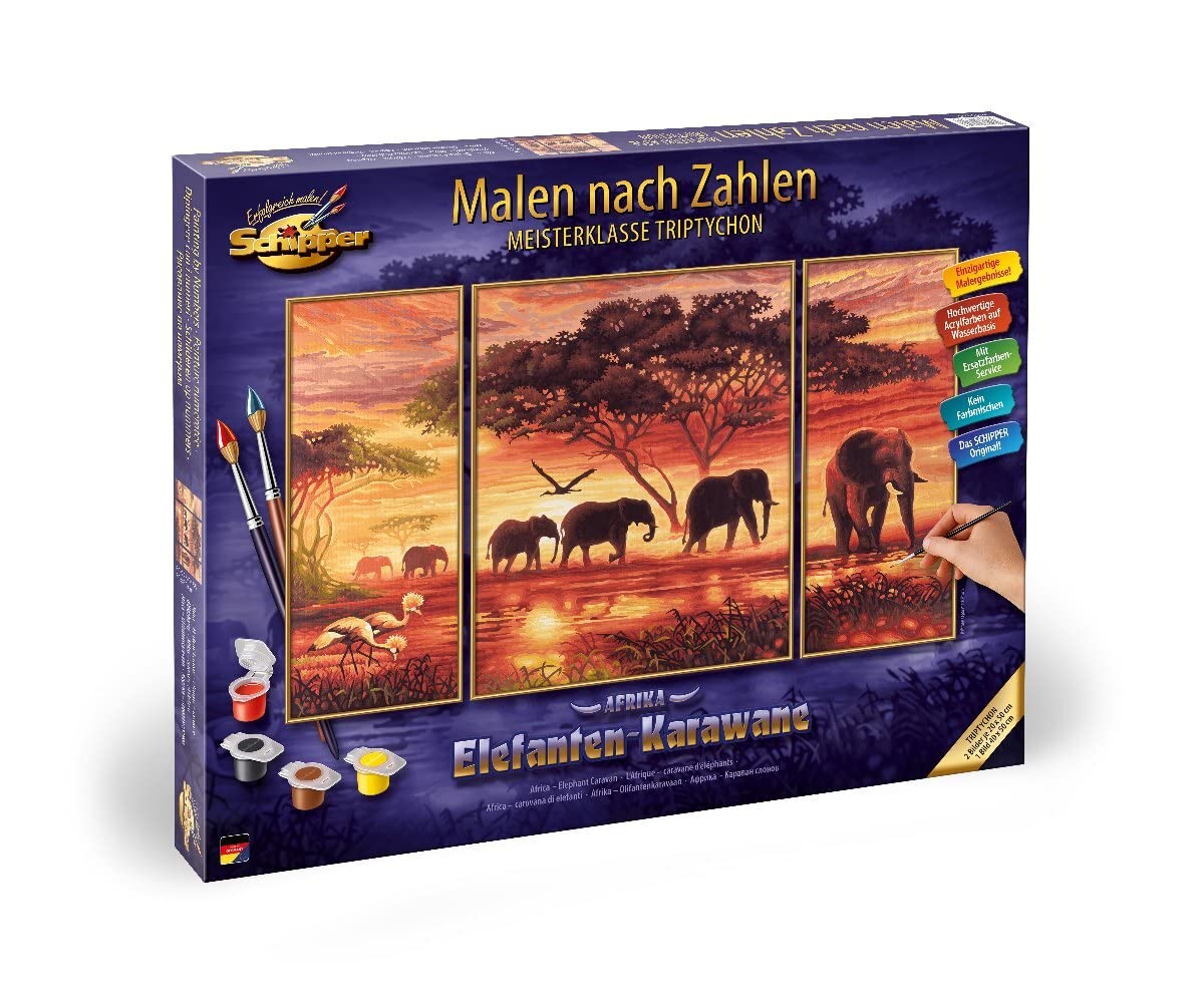 Kunst, Malerei, Elefant, Säugetier, Tierwelt