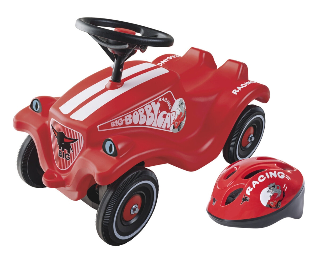 BIG BIG Bobby Car Racing + Helm