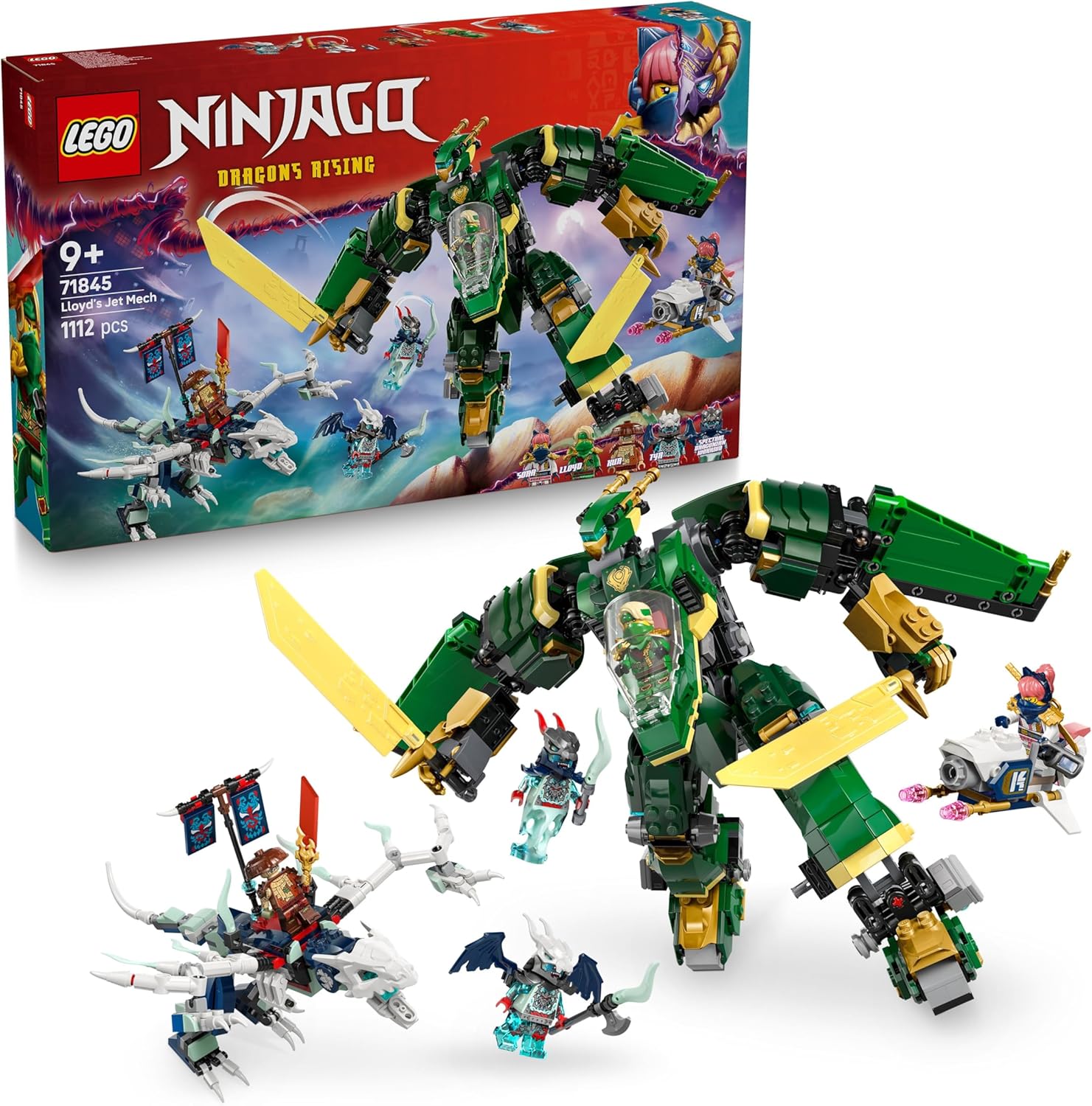 LEGO, NINJAGO, Lloyds, Jet-Mech, 71845, Spielzeug, Roboter LEGO NINJAGO Lloyds Jet-Mech 71845