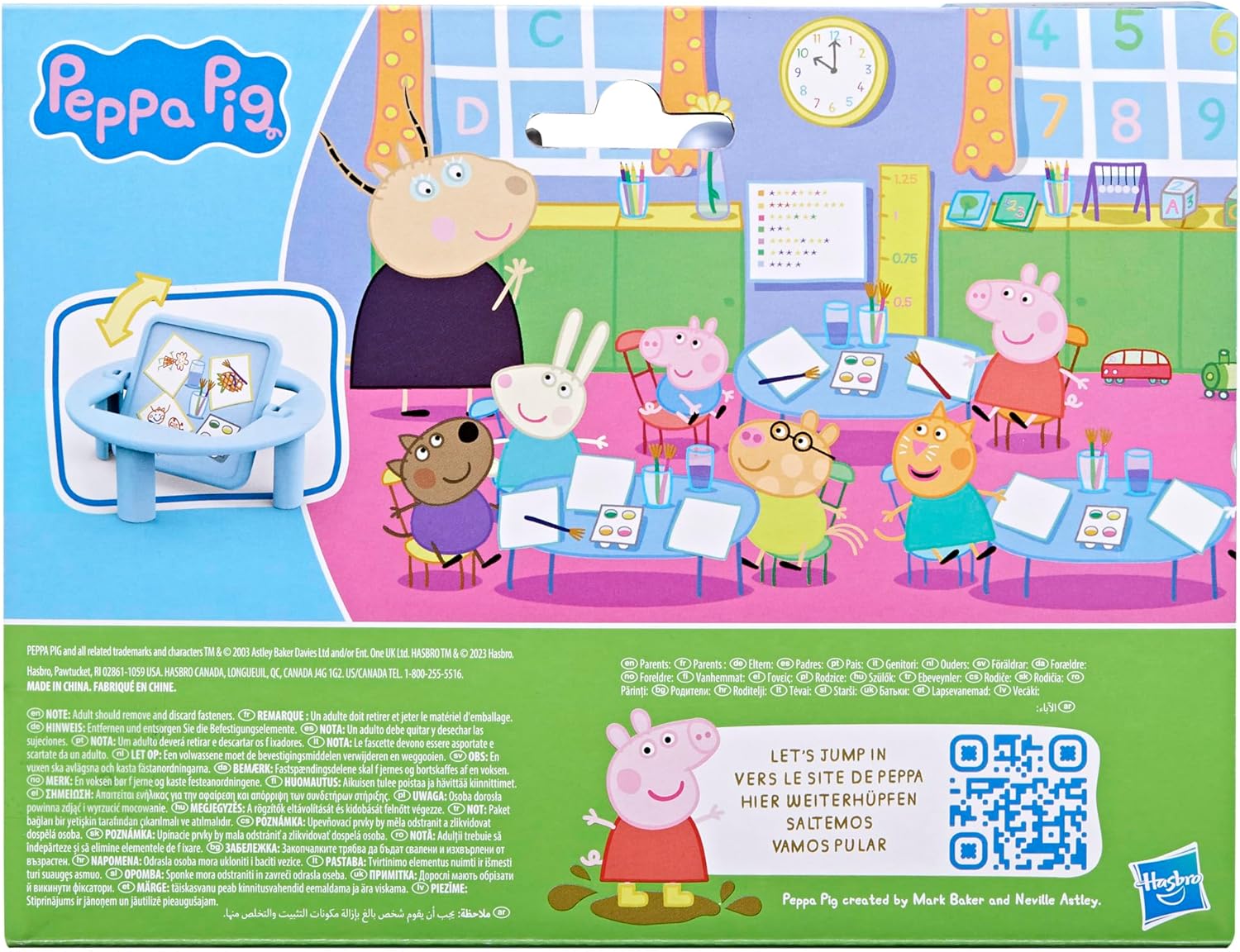 Peppa Pig Peppas Spielgruppe Spielset Werbung, Plakat, Leute, Person