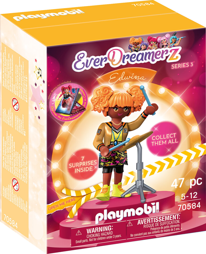PLAYMOBIL 70584 Edwina Music World PLAYMOBIL, 70584, Edwina, Music, World, Person, Gesicht, Kopf