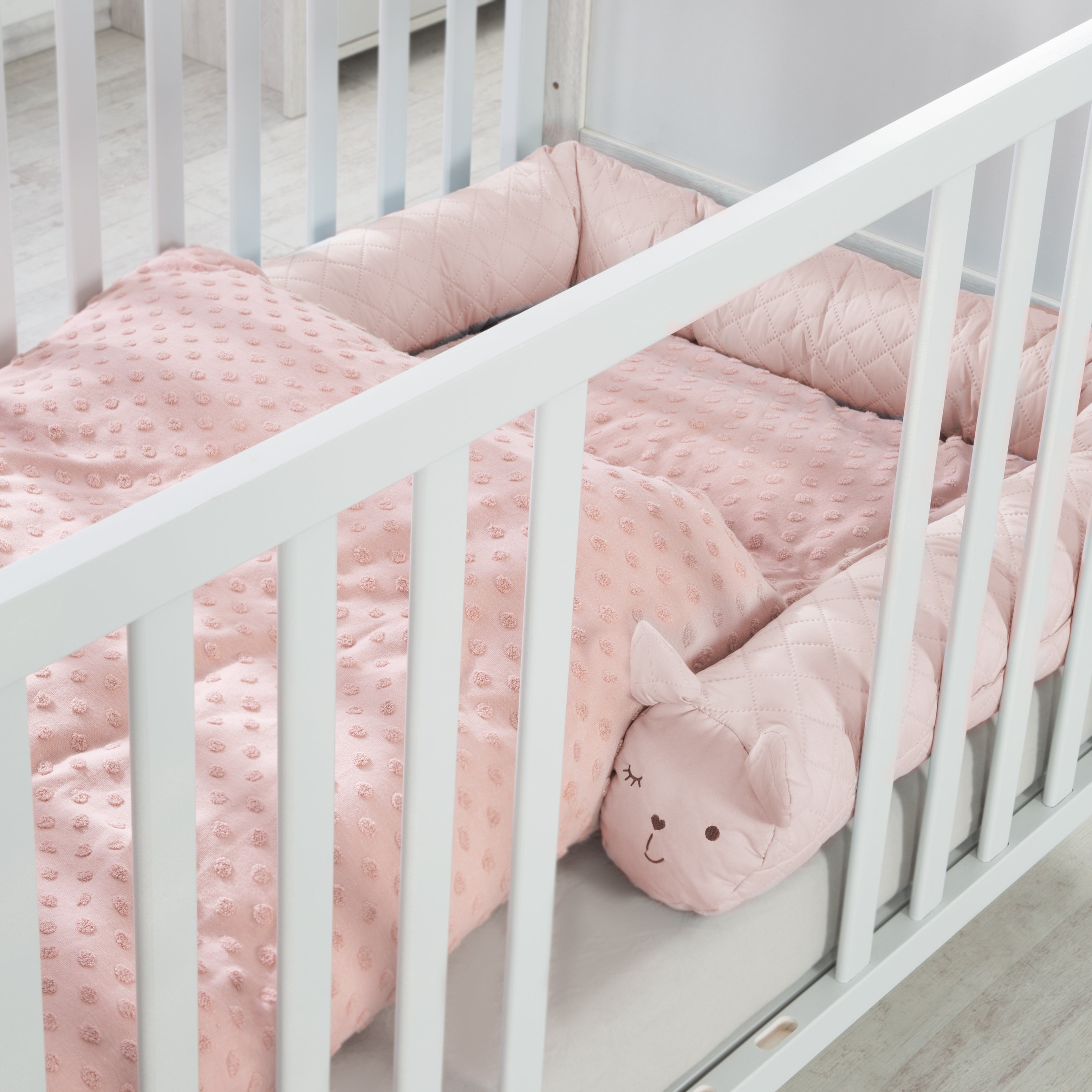 Roba 284100V229 Bettschlange roba Style rosa – Babynester - Bild 2 Roba 284100V229 Bettschlange roba Style rosa – Babynester - Produktbild 2