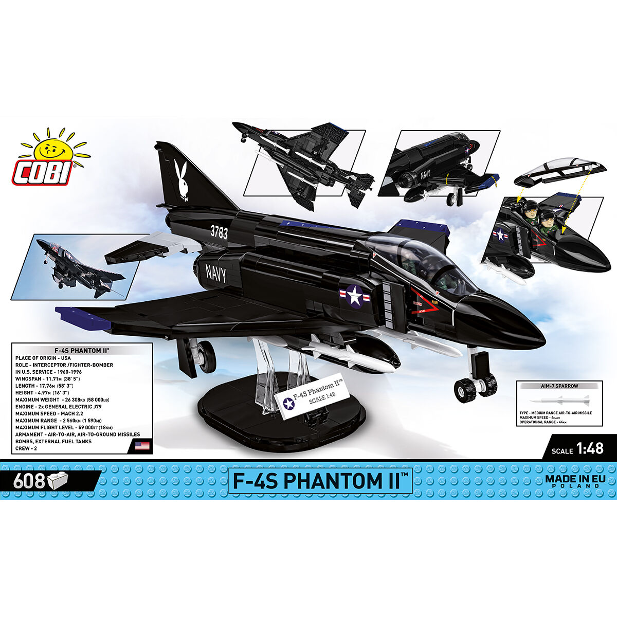 COBI 5899 - F-4S Phantom II™ SCALE 1:48 - Bild 4 COBI 5899 - F-4S Phantom II™ SCALE 1:48 - Bild 4