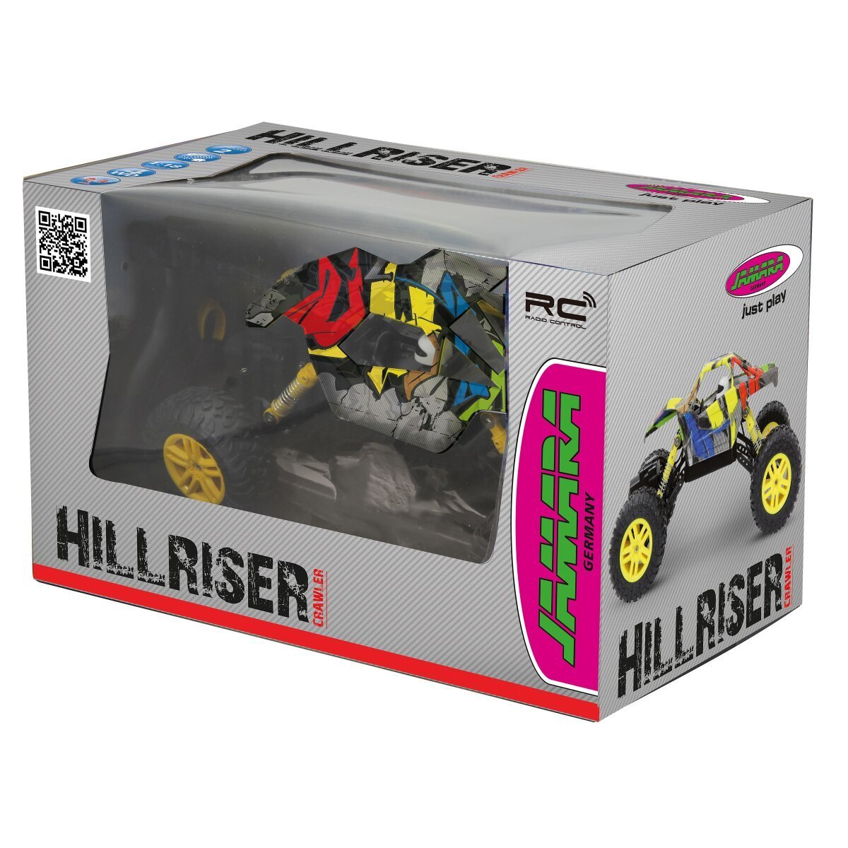JAMARA Hillriser Crawler 4WD 1:18 gelb 2,4GHz ab 6 Jahren JAMARA Hillriser Crawler 4WD 1:18 gelb 2,4GHz ab 6 Jahren