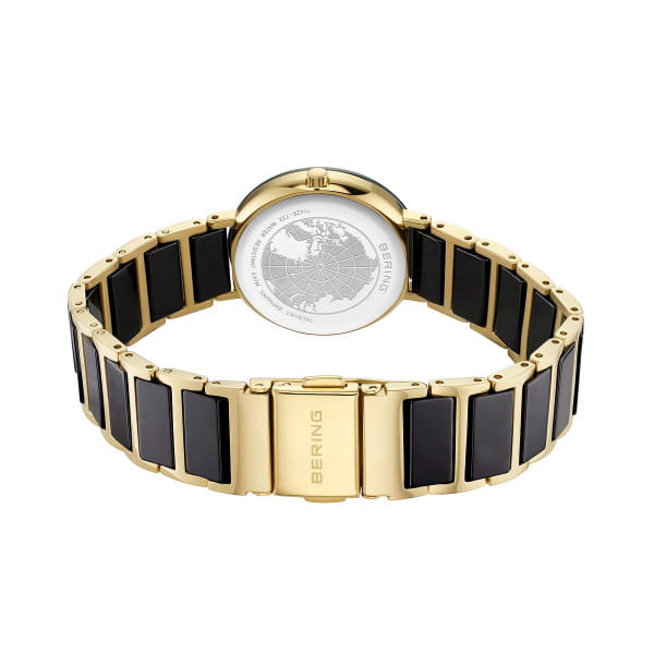 Bering 11429-732 Damenuhr, Edelstahl/Keramik, Schwarz
