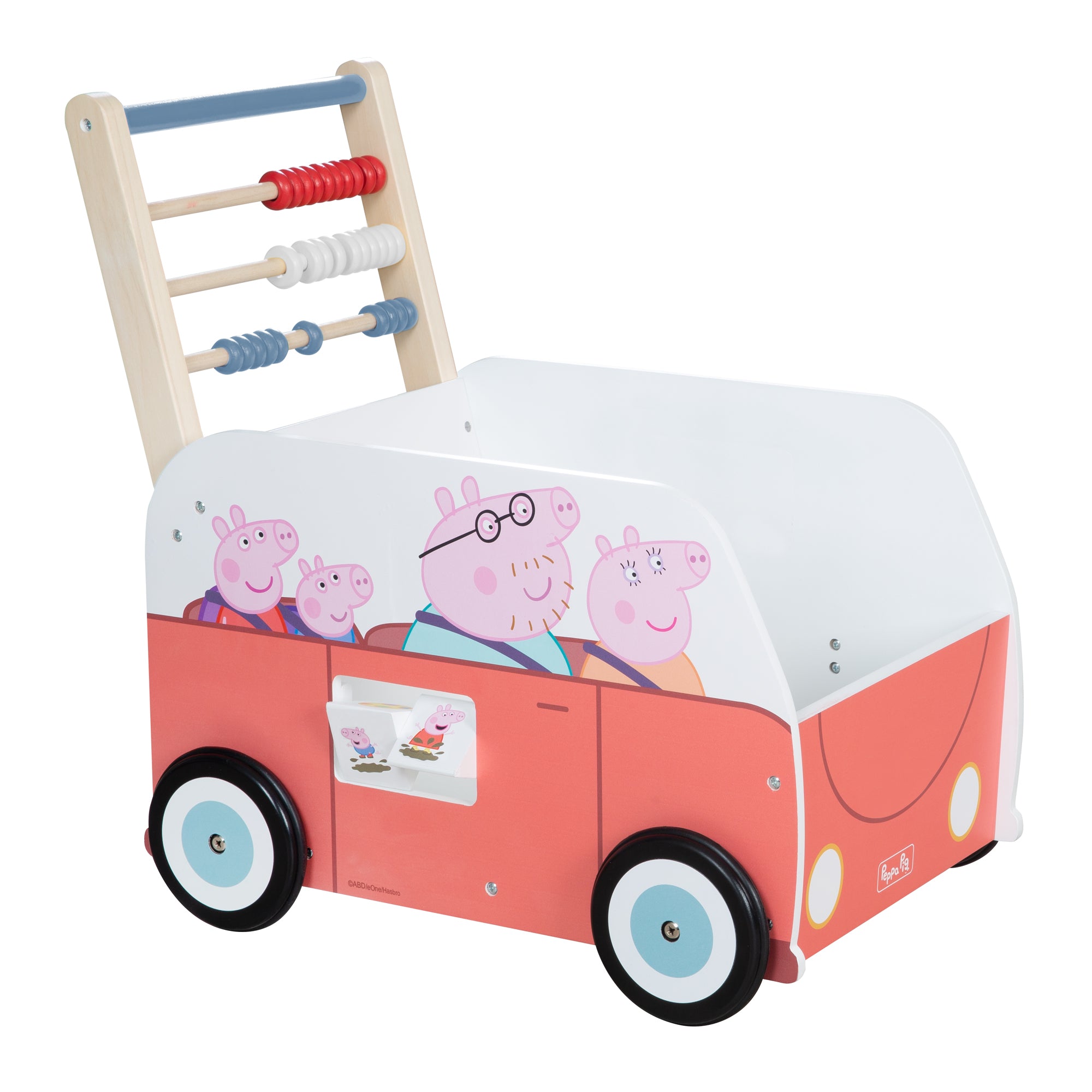 Roba 460157PP1 Bully-Schiebebus Peppa Pig weiß – Puppenmöbel & Häuser - Bild 1 Roba 460157PP1 Bully-Schiebebus Peppa Pig weiß – Puppenmöbel & Häuser - weiß - Puppenmöbel & Häuser - Produktbild 1