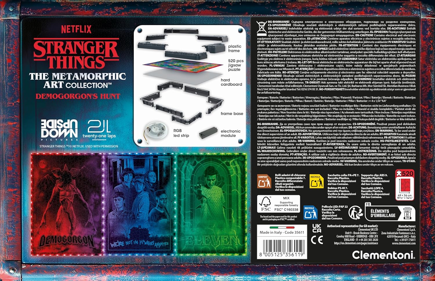Stranger Things - Metamorpic Art Collection Demogorgon Computerausrüstung, Person, Werbung, Adapter