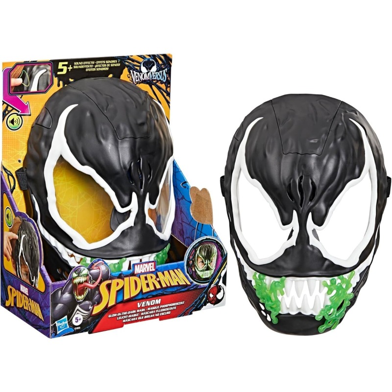Spider-Man, Venomversus, Venom, Glow-In-The-Dark, Leucht-Maske, Helme, Sturzhelm, Fußball, Sport, Helme, Sturzhelm, Fußball, Sport Spider-Man Venomversus Venom Glow-In-The-Dark Leucht-Maske