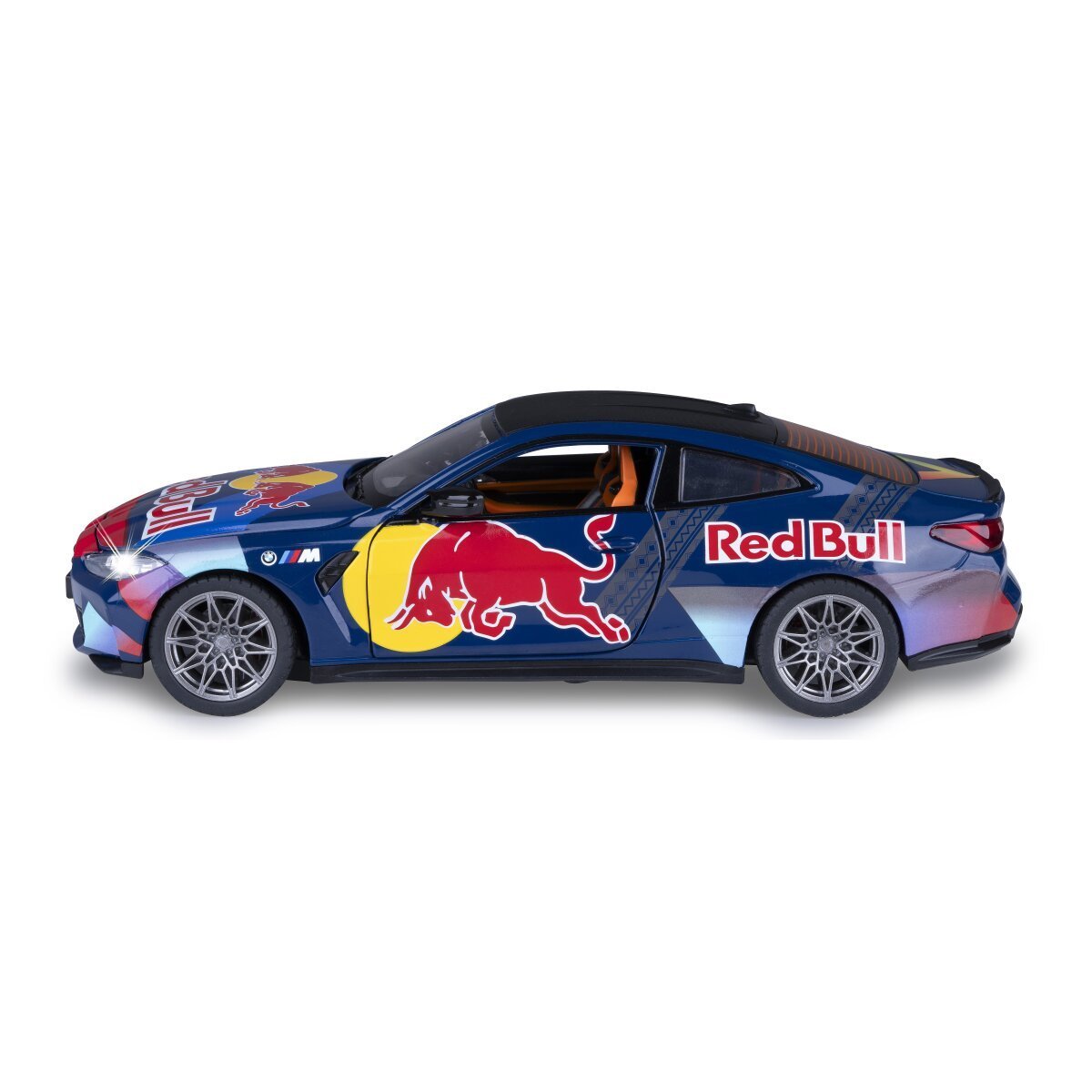 JAMARA BMW M4 Diecast 1:23 blau inkl. Knopfzellen ab 3 Jahren