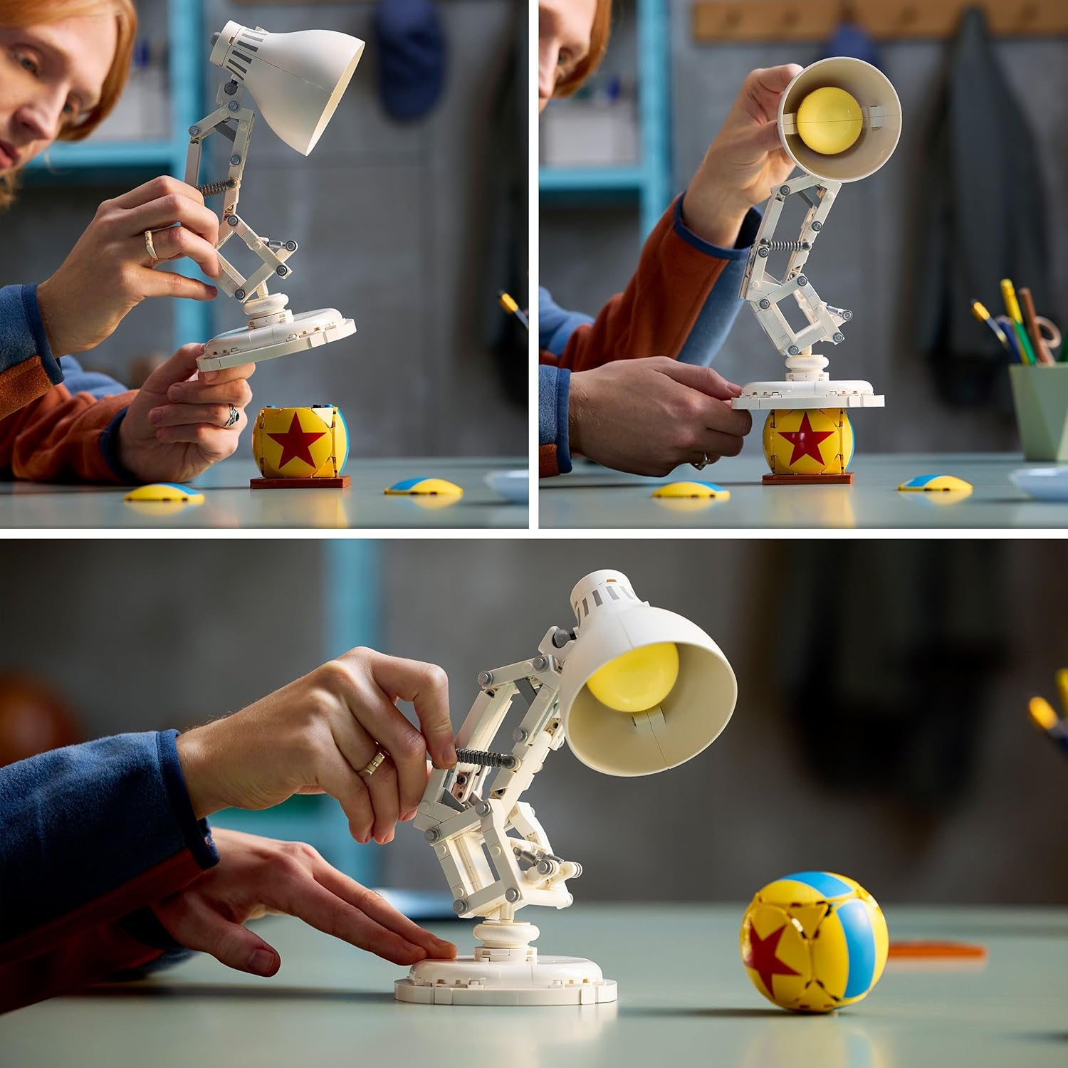 LEGO® Ideas 21357 Disney Pixar Luxo Jr. Erwachsener, Weiblich, Person, Frau, Sphäre