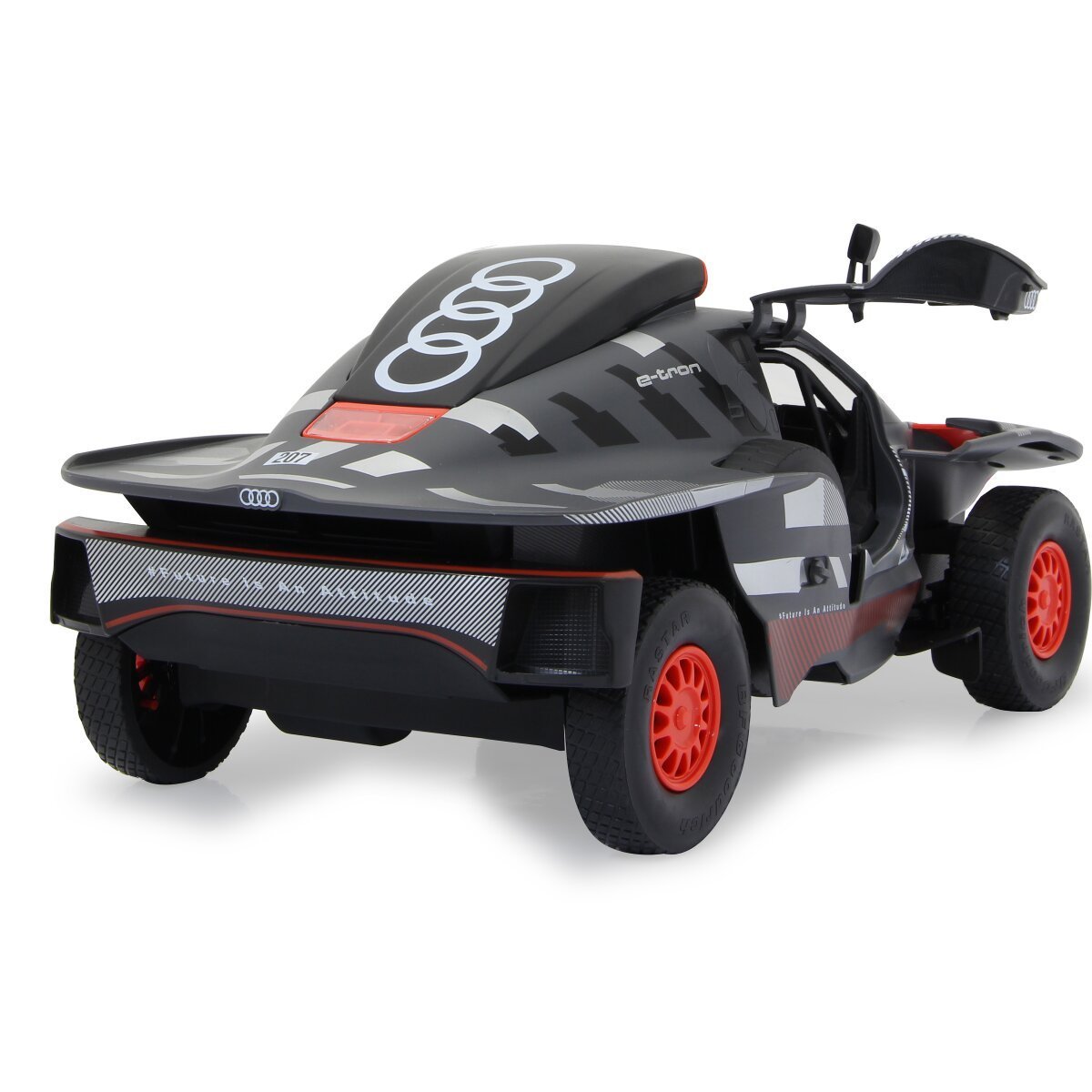 JAMARA AUDI RS Q e-tron E2 1:14 grau 2,4GHz Tür manuell Driftfunktion ab 6 Jahren