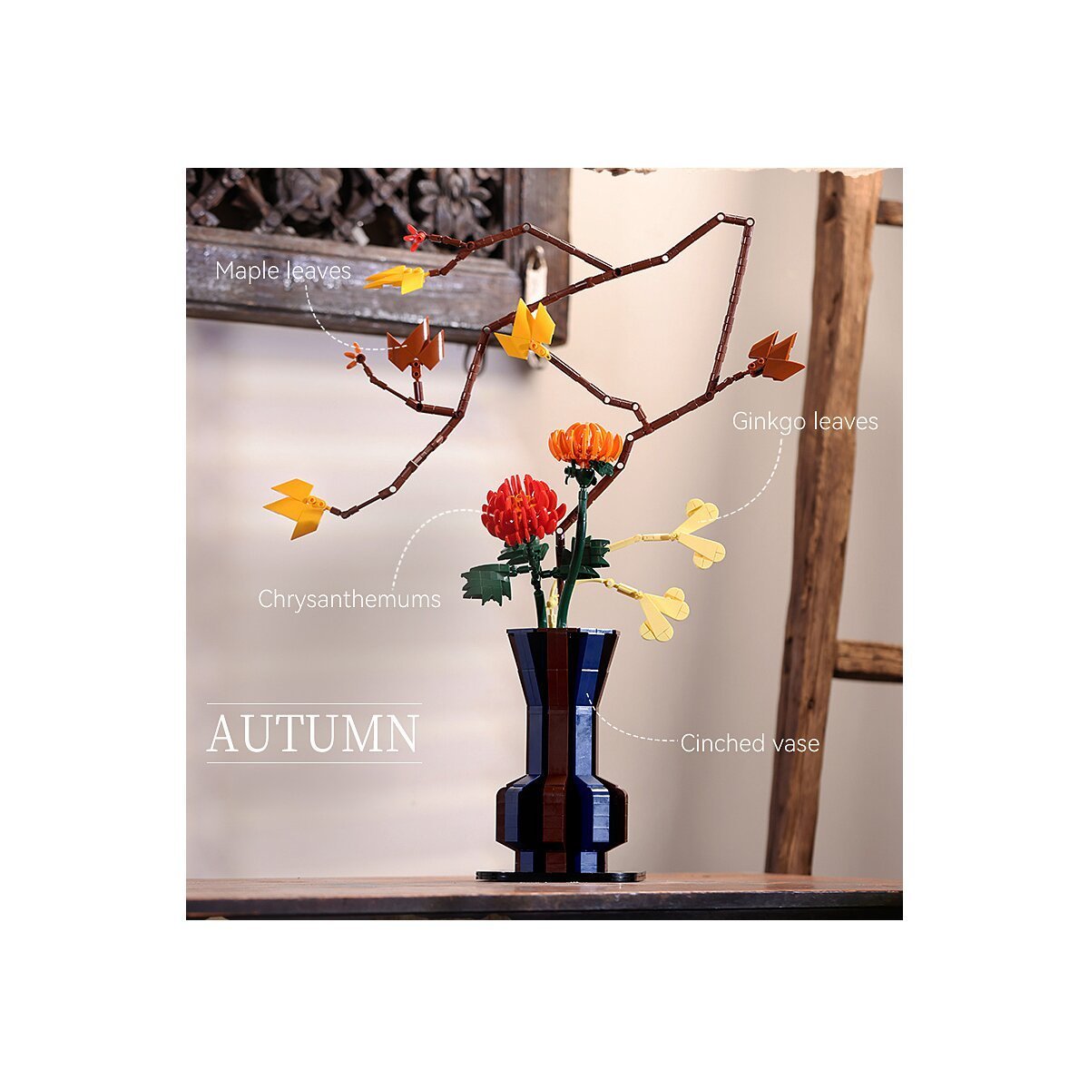 JAMARA CaDA Blumenstrauß Herbst 1:1 Bricks ab 8 Jahren JAMARA CaDA Blumenstrauß Herbst 1:1 Bricks ab 8 Jahren