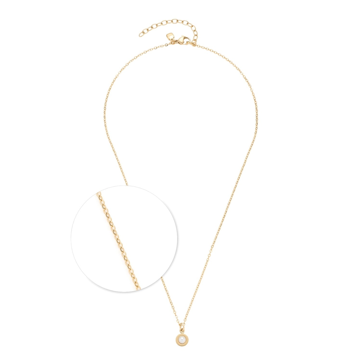 LeonardoHalskette, Isa Sommer, Gold Weiß 42 cm LeonardoHalskette, Isa Sommer, Gold Weiß 42 cm