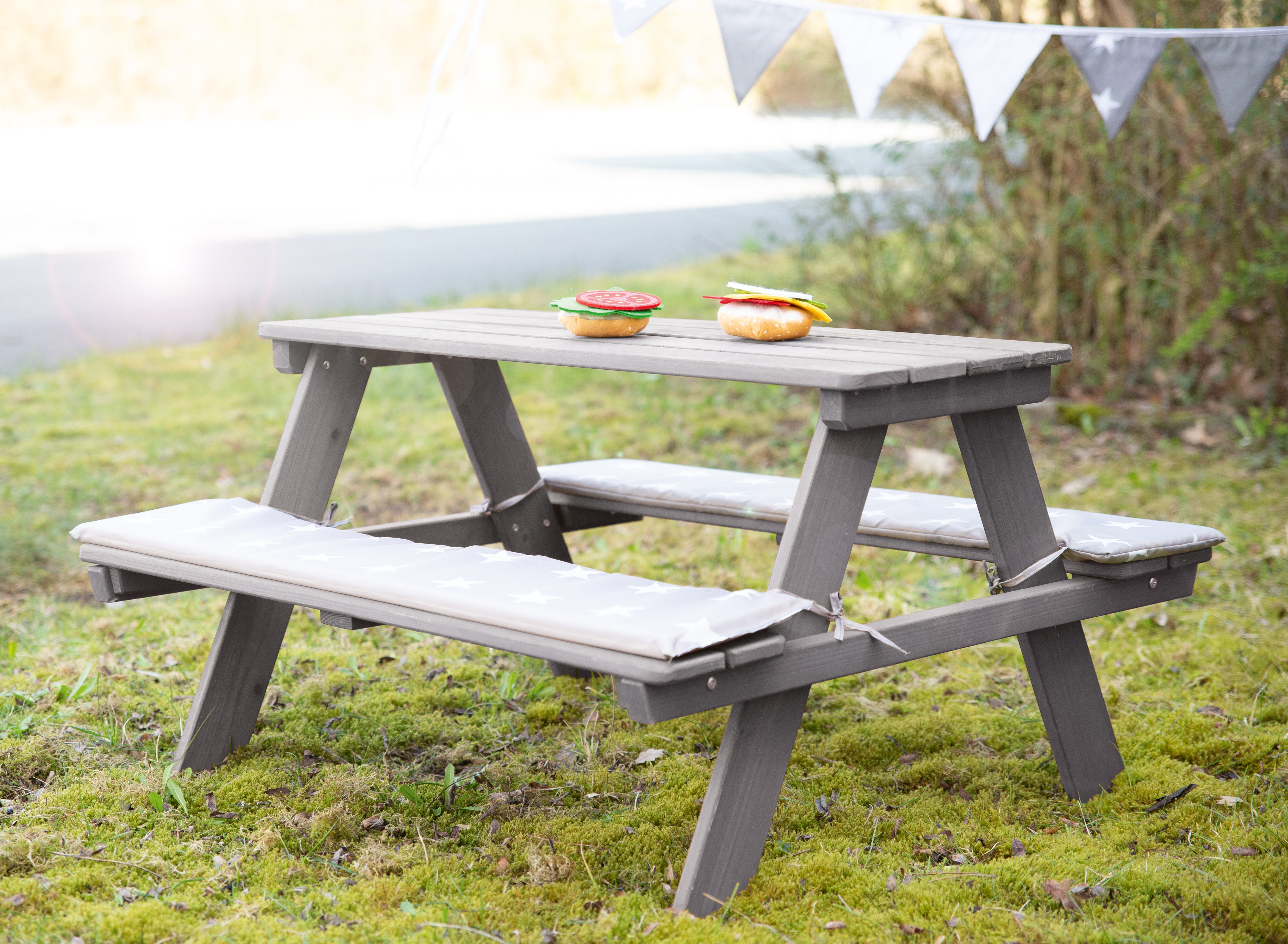 Roba 456001GAV190 Kindersitzgarnitur Outdoor+, Kissen grau – Outdoor + - Bild 5 Roba 456001GAV190 Kindersitzgarnitur Outdoor+, Kissen grau – Outdoor + - Produktbild 5