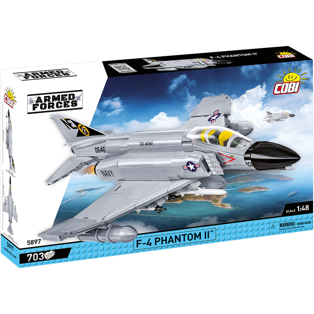 COBI 5897 - F-4 Phantom II - USS MIDWAY