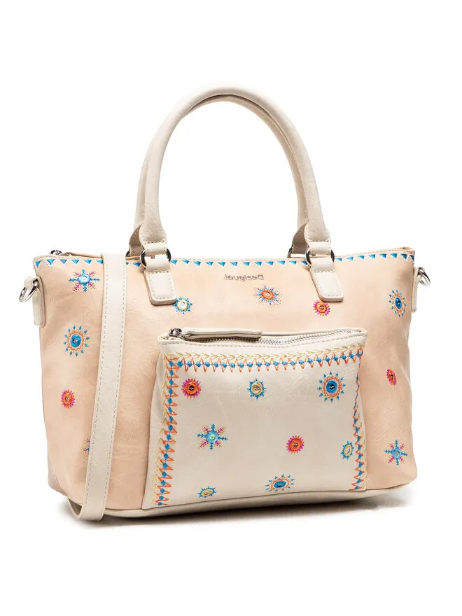 Desigual Damen Handtasche „Cristal Moon Padua“ - Broken Beige 21SAXPB66062 Desigual Damen Handtasche „Cristal Moon Padua“ - Broken Beige 21SAXPB66062